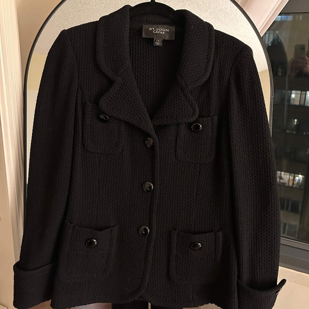 Black St. John Women's Jacket